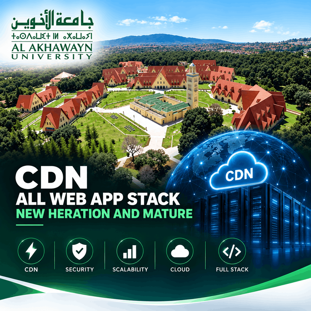 Full Stack Technologies supported by AUI CDN - Modern web development